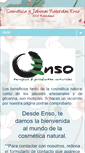 Mobile Screenshot of cosmeticanaturalenso.com